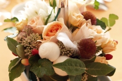結婚式の会場装花キュート