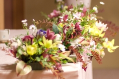 結婚式の会場装花和風